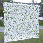 Aperturee - Aperturee Elegant Romantic White Flower Wall For Wedding